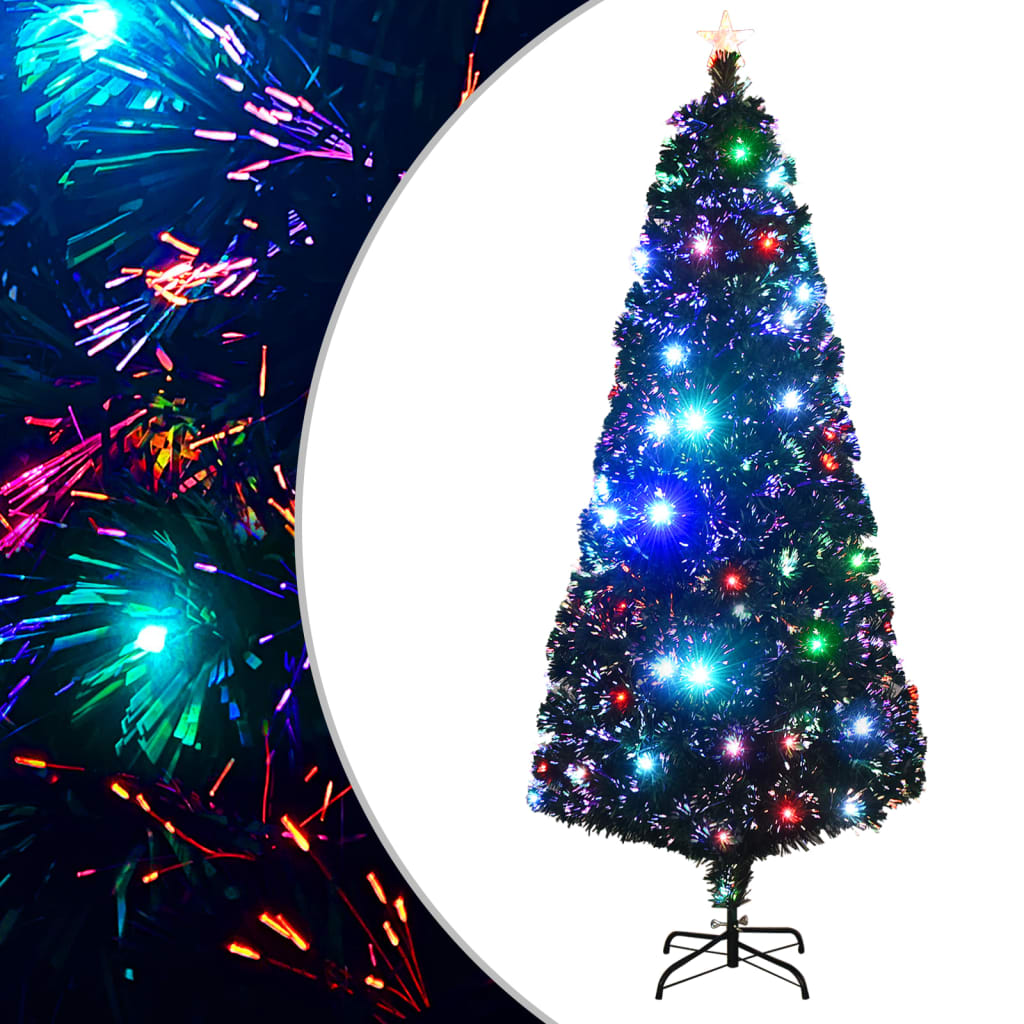 Árbol de Navidad Artificial de Esquina Verde 180 cm PVC y Metal