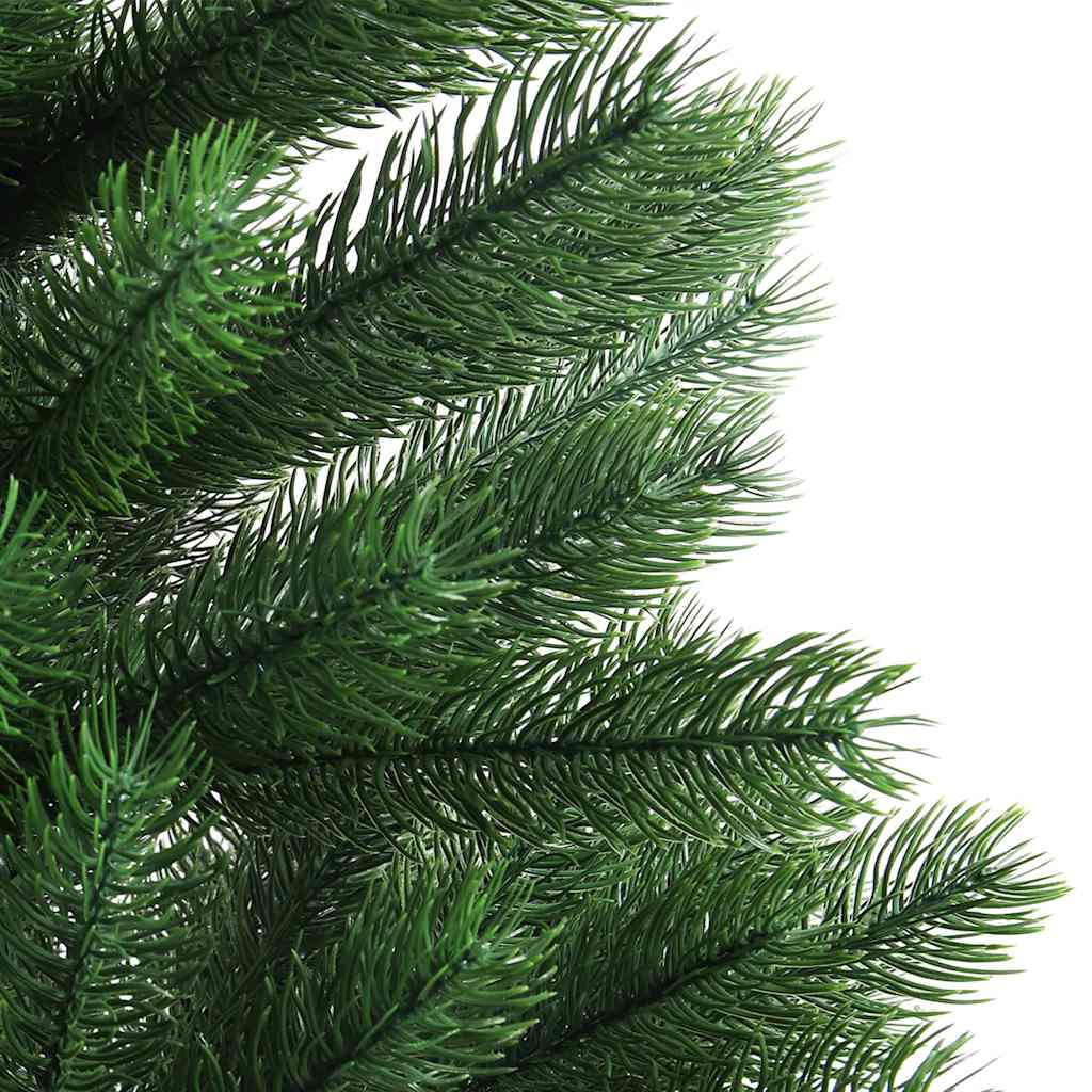 Árbol de Navidad artificial hojas realistas verde 65 cm