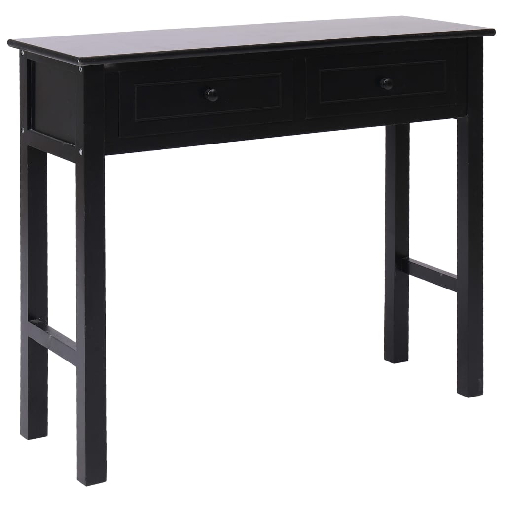 Mesa consola de madera blanco 90x30x77 cm