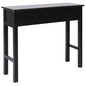 Mesa consola de madera blanco 90x30x77 cm