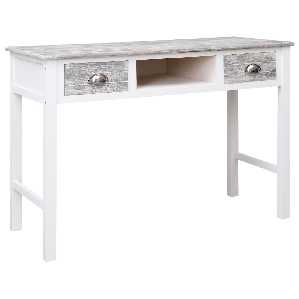 White wooden desk 110x45x76 cm