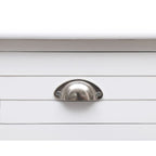 Escritorio de madera blanco 110x45x76 cm
