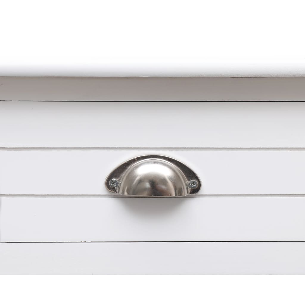 Escritorio de madera blanco 110x45x76 cm