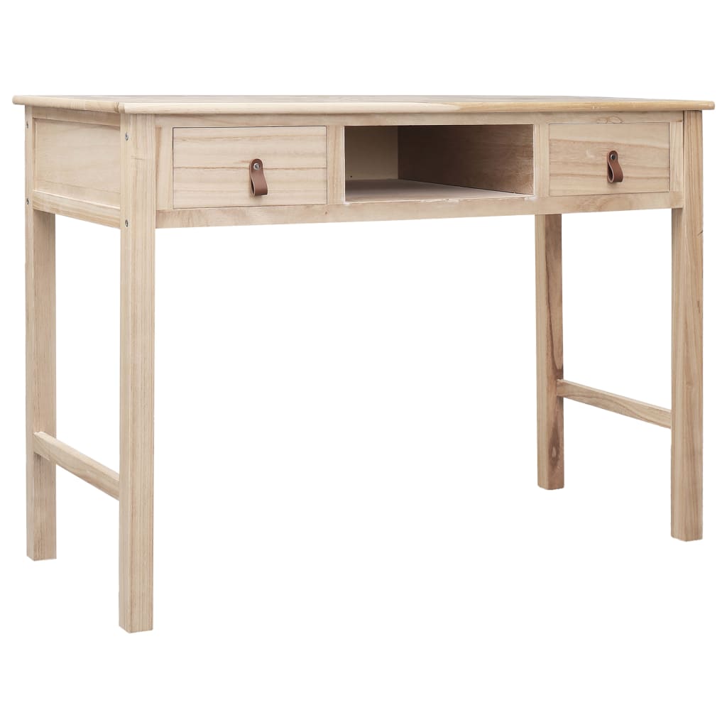 White wooden desk 110x45x76 cm