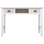 Mesa consola de madera 110x45x76 cm