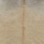 Alfombra de piel de vaca auténtica beige 150x170 cm