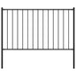 Panel de valla Woerden con postes de acero, 1,7 x 0,75 m, antracita