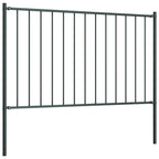 Panel de valla Woerden con postes de acero, 1,7 x 0,75 m, antracita