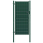 Puerta de valla de PVC y acero 100 x 100 cm antracita