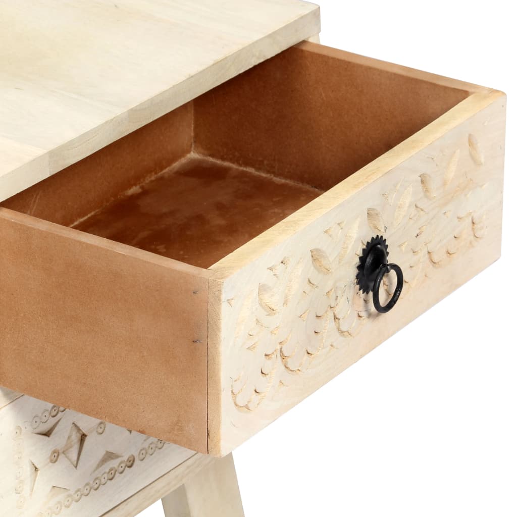 Mueble para TV de madera maciza de mango 110x30x44 cm