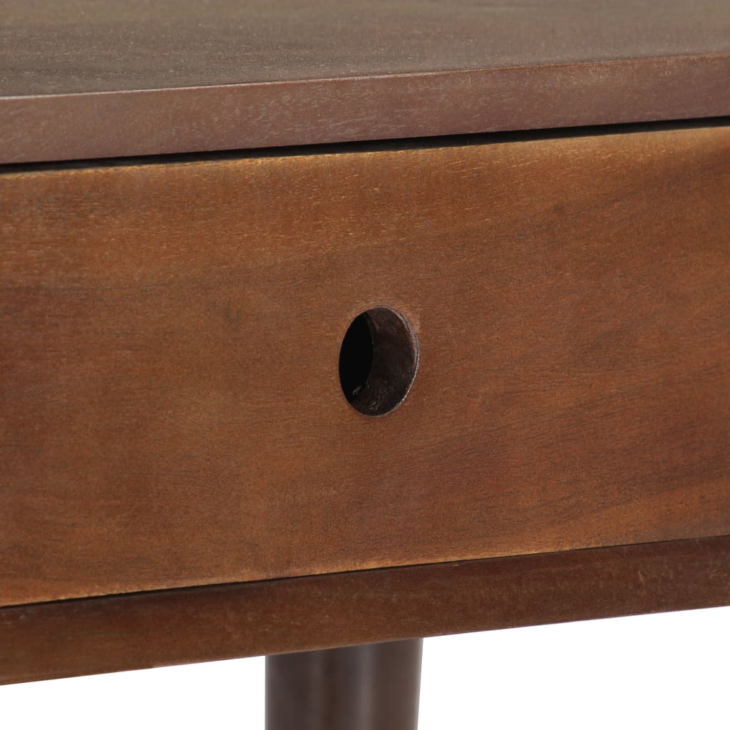 Mesa de centro de madera maciza de acacia 100x50x46 cm