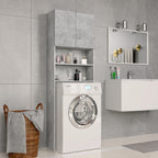 Armario de lavadora blanco 64x24x190 cm