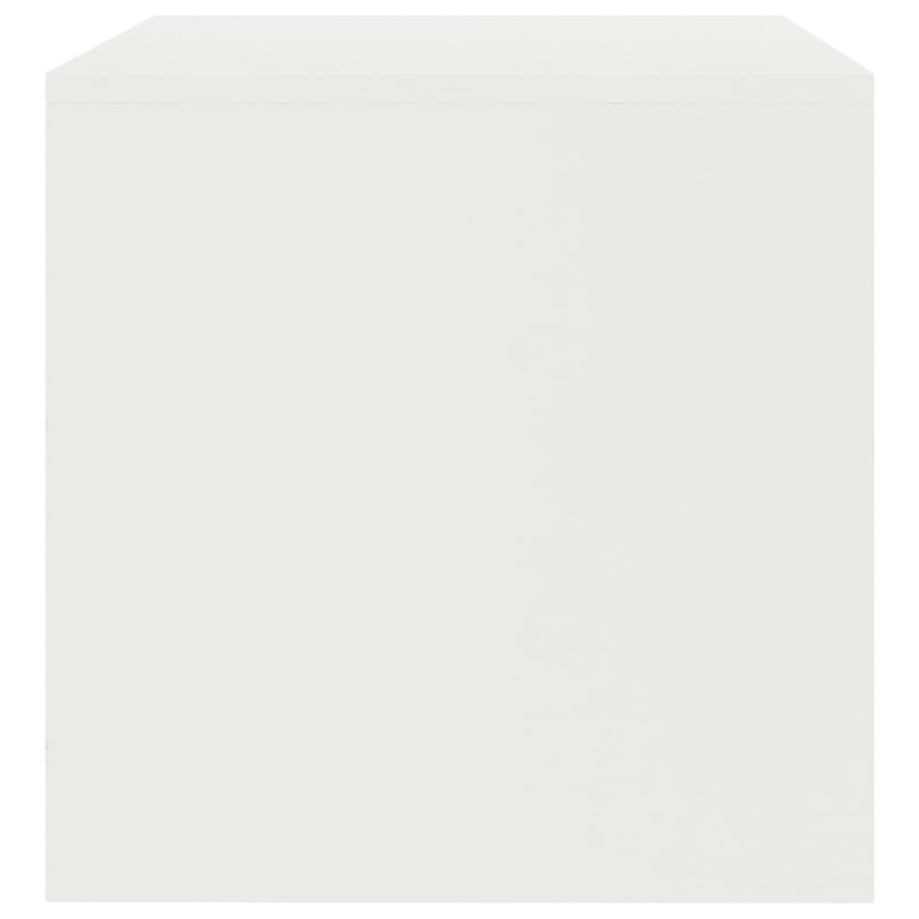 Mueble para TV madera contrachapada blanco 100x40x40 cm