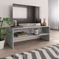 Mueble de TV madera contrachapada blanco 120x34x37 cm
