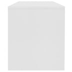 Mesa de centro de madera contrachapada blanco 100x40x40 cm