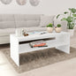 White Plywood Coffee Table 100x40x40 cm