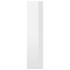 Estantería/Aparador contrachapada blanco brillo 66x30x130 cm