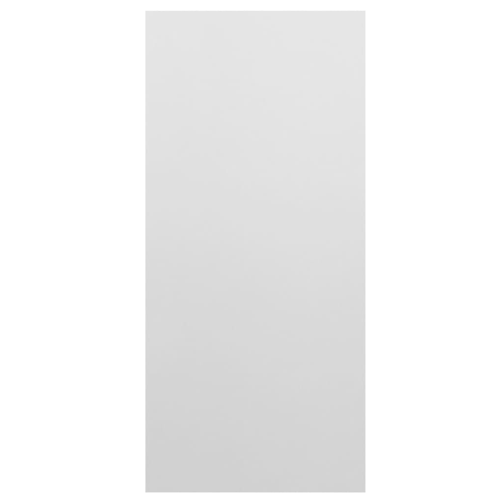 Estantería/Aparador contrachapada blanco brillo 66x30x130 cm