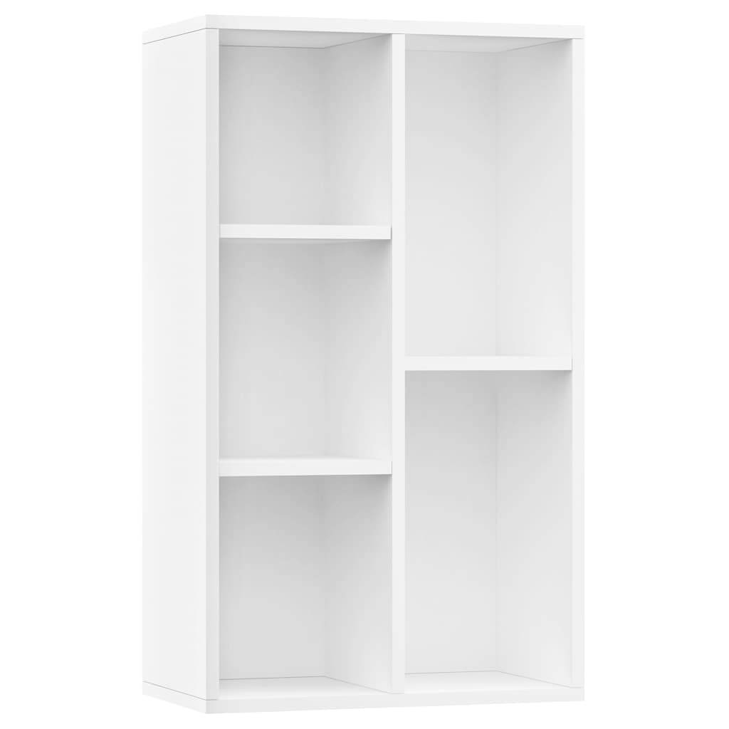 Estantería/Aparador madera contrachapada blanco 50x25x80 cm