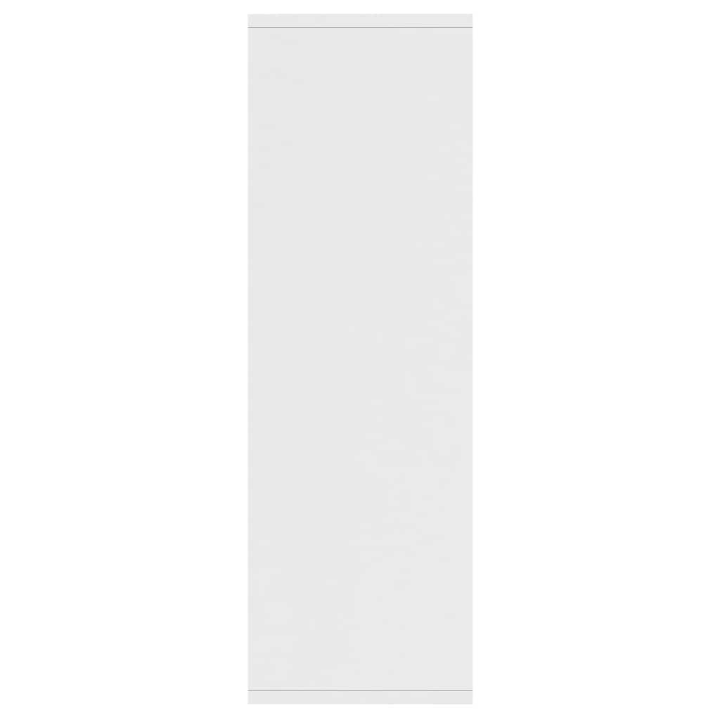 Estantería/Aparador madera contrachapada blanco 50x25x80 cm