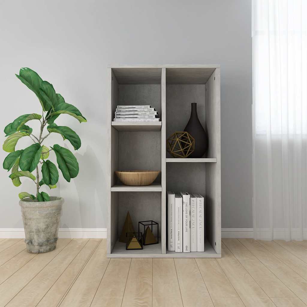Estantería/Aparador contrachapada blanco brillo 66x30x130 cm