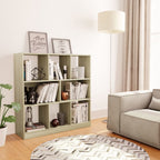 Estantería librería contrachapada gris hormigón 97,5x29,5x100cm