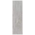Estantería librería contrachapada gris hormigón 97,5x29,5x100cm