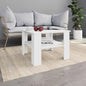 Mesa de centro de madera contrachapada gris Sonoma 60x60x42 cm