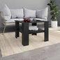 Mesa de centro de madera contrachapada gris Sonoma 60x60x42 cm