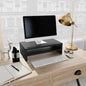 Soporte mesa pantalla madera ingeniería roble 42x24x13 cm