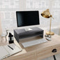 Soporte mesa pantalla madera ingeniería roble 42x24x13 cm
