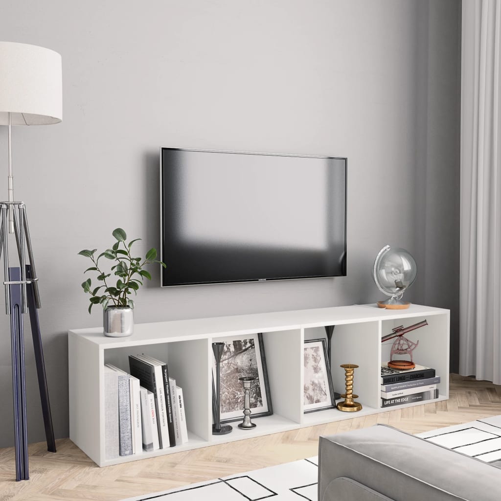 Estantería/mueble de TV roble Sonoma 143x30x36 cm