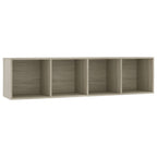 Estantería/mueble de TV roble Sonoma 143x30x36 cm