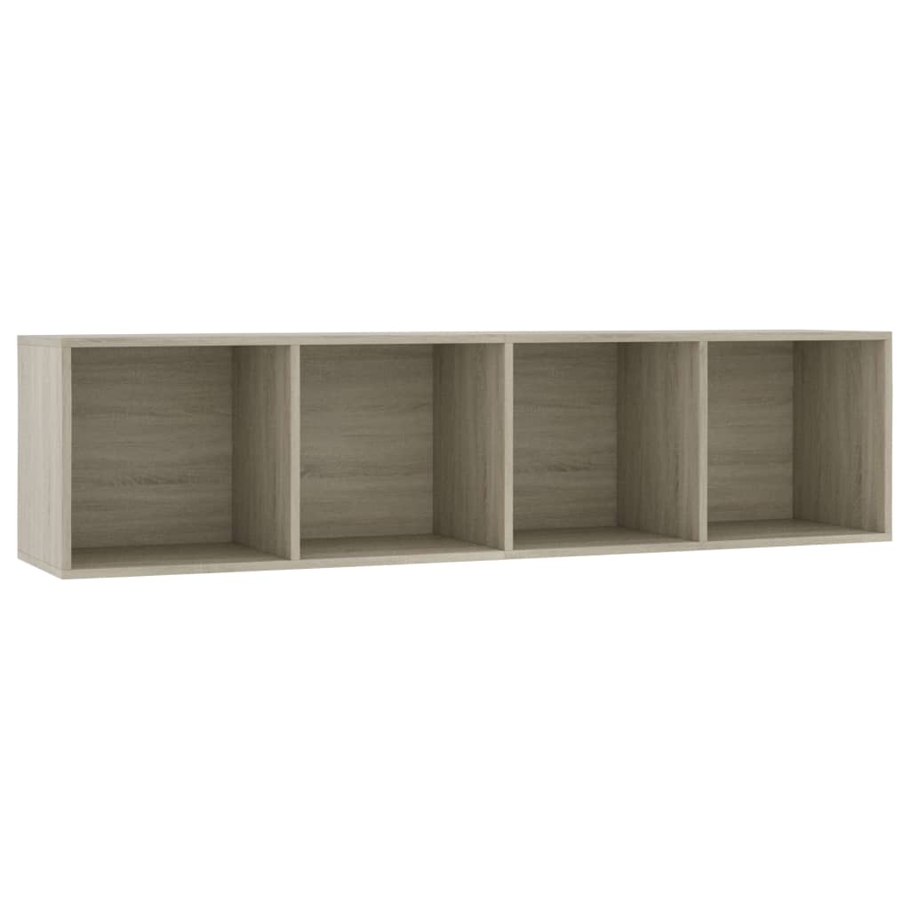 Estantería/mueble de TV roble Sonoma 143x30x36 cm