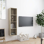Estantería/mueble de TV roble Sonoma 143x30x36 cm