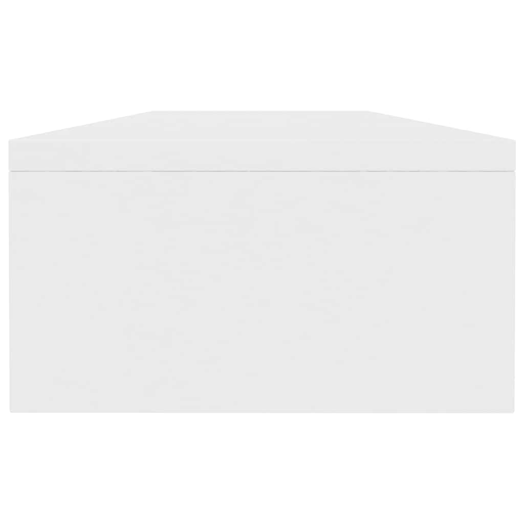 Soporte para pantalla madera contrachapada blanco 100x24x13 cm
