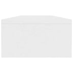 Soporte para pantalla madera contrachapada blanco 100x24x13 cm