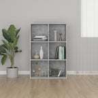 Estantería/Aparador contrachapada blanco brillo 66x30x130 cm