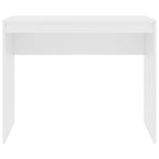 Escritorio de madera contrachapada blanco 90x40x72 cm