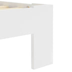 Cama sin colchón madera maciza de pino blanca 180x200 cm
