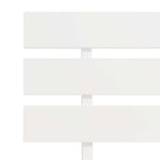 Cama sin colchón madera maciza de pino blanca 180x200 cm
