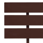Estructura cama sin colchón madera pino marrón oscuro 180x200 cm