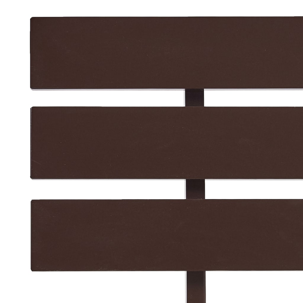 Estructura cama sin colchón madera pino marrón oscuro 180x200 cm