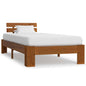 Cama sin colchón madera maciza de pino blanca 180x200 cm