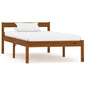 Cama sin colchón madera maciza de pino blanca 180x200 cm