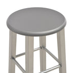 Taburetes de cocina 2 unidades MDF gris antracita