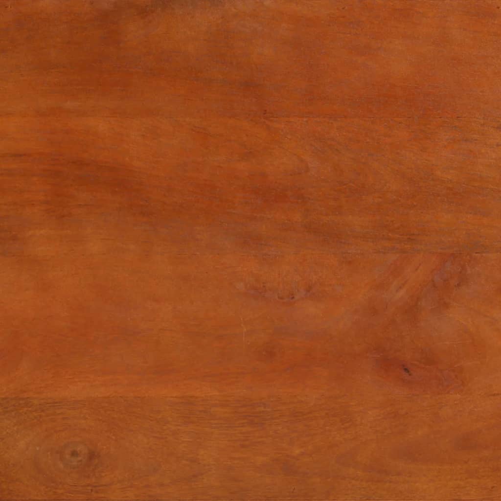 Carrito de cocina de madera maciza de acacia 100x48x89 cm