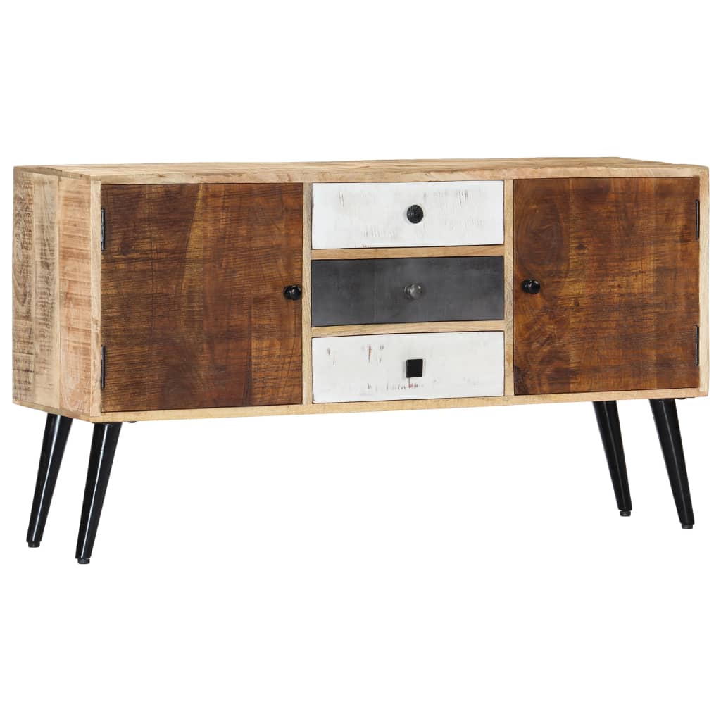 Aparador de madera maciza de mango 118x30x62 cm