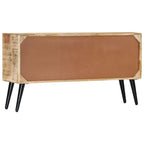 Aparador de madera maciza de mango 118x30x62 cm