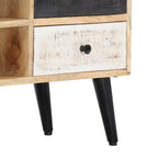 Mueble para TV de madera maciza de mango 115x30x47 cm